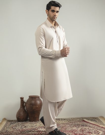 Shalwar Kameez (Khakhi Pink-khPkC)