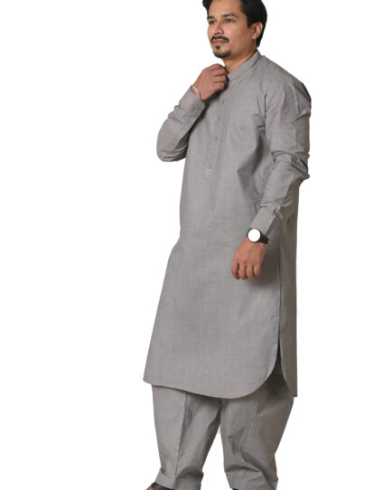Shalwar Kameez (Silver Grey - SiGrE)