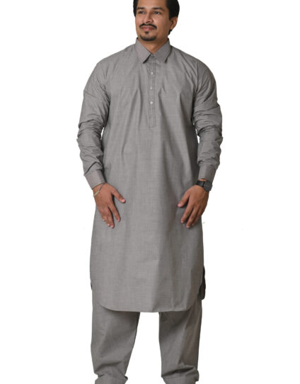 Shalwar Kameez (Silver Grey - SiGrC)