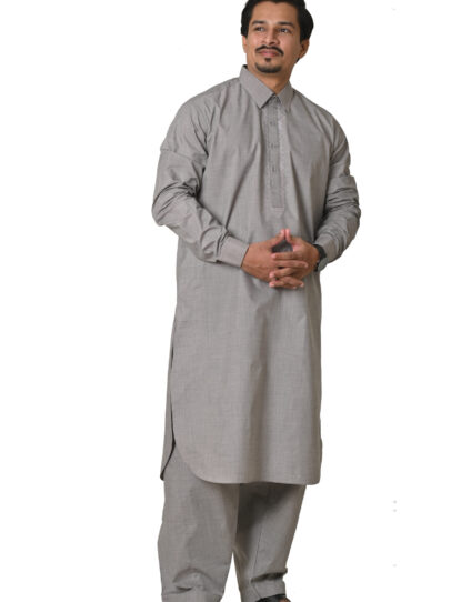 Shalwar Kameez (Silver Grey - SiGrEC)