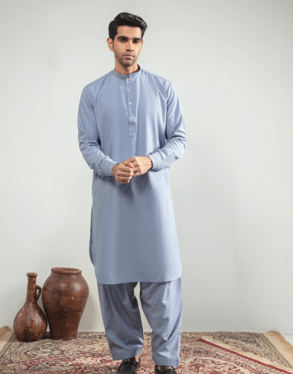 Shalwar Kameez (Ice Blue-IcBl)