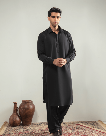 Shalwar Kameez (Radiant Black)
