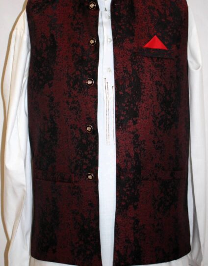 Waist coat (Red Black)